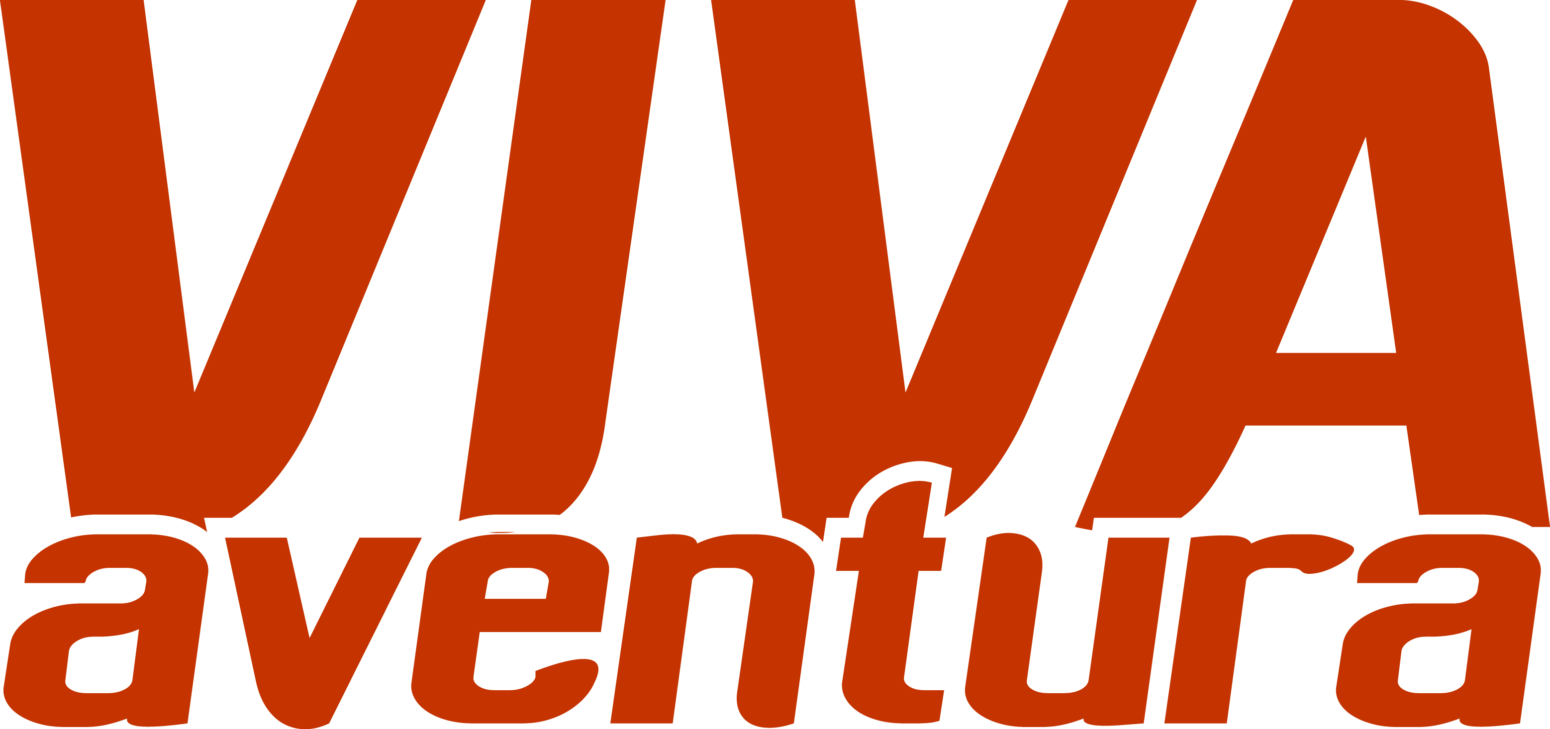 Logotipo Viva Aventura en color Rojo.